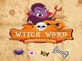 Spēle Witch Word Halloween Puzzel Game