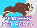 Spēle Peaches' pet party