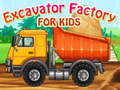 Spēle Excavator Factory For Kids