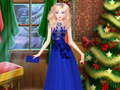 Spēle Elsa Frozen Christmas Dress up