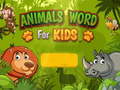 Spēle Animals Word for kids