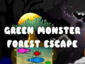 Spēle Green Monster Forest Escape