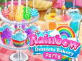 Spēle Rainbow Desserts Bakery Party