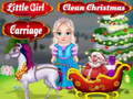 Spēle Little Girl Clean Christmas Carriage