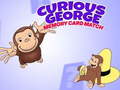 Spēle Curious George Memory Card Match