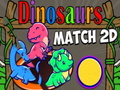 Spēle Match 2D Dinosaurs