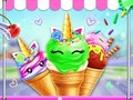 Spēle Unicorn Ice Cream Corn Maker 