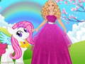 Spēle Barbie and Pony Dressup