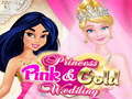 Spēle Princess Pink And Gold Wedding