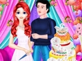 Spēle Mermaid Girl Wedding Cooking Cake