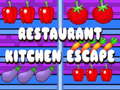 Spēle Restaurant Kitchen Escape