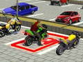Spēle Superhero City Bike Parking Game 3D