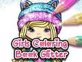 Spēle Girls Coloring Book Glitter 