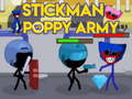 Spēle Stickman vs Poppy Army