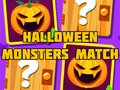 Spēle Halloween Monsters Match