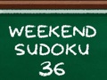 Spēle Weekend Sudoku 36