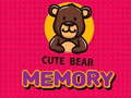 Spēle Cute Bear Memory