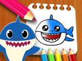Spēle Baby Shark Coloring Book