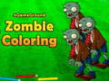 Spēle 4GameGround Zombie Coloring
