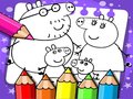 Spēle Peppa Pig Coloring Book