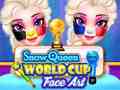 Spēle Snow queen world cup face art