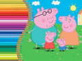 Spēle Coloring Book for Peppa Pig