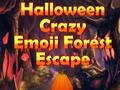 Spēle Crazy Emoji Forest Escape 