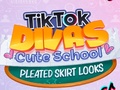 Spēle TikTok Divas Cute School Pleated Skirt Looks