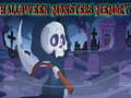 Spēle Halloween Monsters Memory