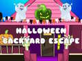 Spēle Halloween Backyard Escape