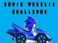 Spēle Sonic Wheelie Challenge