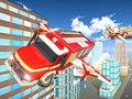 Spēle Flying Fire Truck Driving Sim