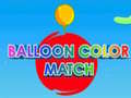 Spēle Balloon Color Matching