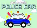 Spēle Easy to Paint Police Car