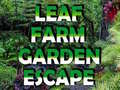 Spēle Leaf Farm Garden Escape