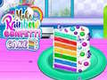 Spēle Make Rainbow Confetti Cake