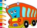 Spēle Coloring Book: Bus