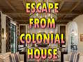 Spēle Escape From Colonial House