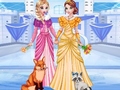 Spēle Elsa & Anna's Icy Dress Up