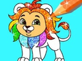 Spēle Coloring Book: Lion