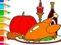 Spēle Coloring Book: Thanksgiving Day
