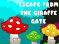 Spēle Escape from the Giraffe Gate