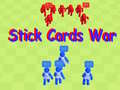 Spēle Stick Cards War