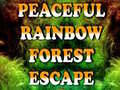 Spēle Peaceful Rainbow Forest Escape 