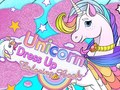 Spēle Unicorn Dress Up Coloring Book