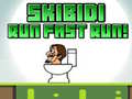 Spēle Skibidi Run Fast Run!