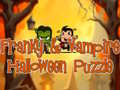 Spēle Franky & Vampire Halloween Puzzle