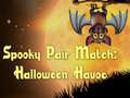 Spēle Spooky Pair Match Halloween Havoc