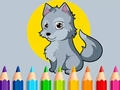 Spēle Coloring Book: Wolf