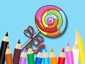 Spēle Coloring Book: Lollipop